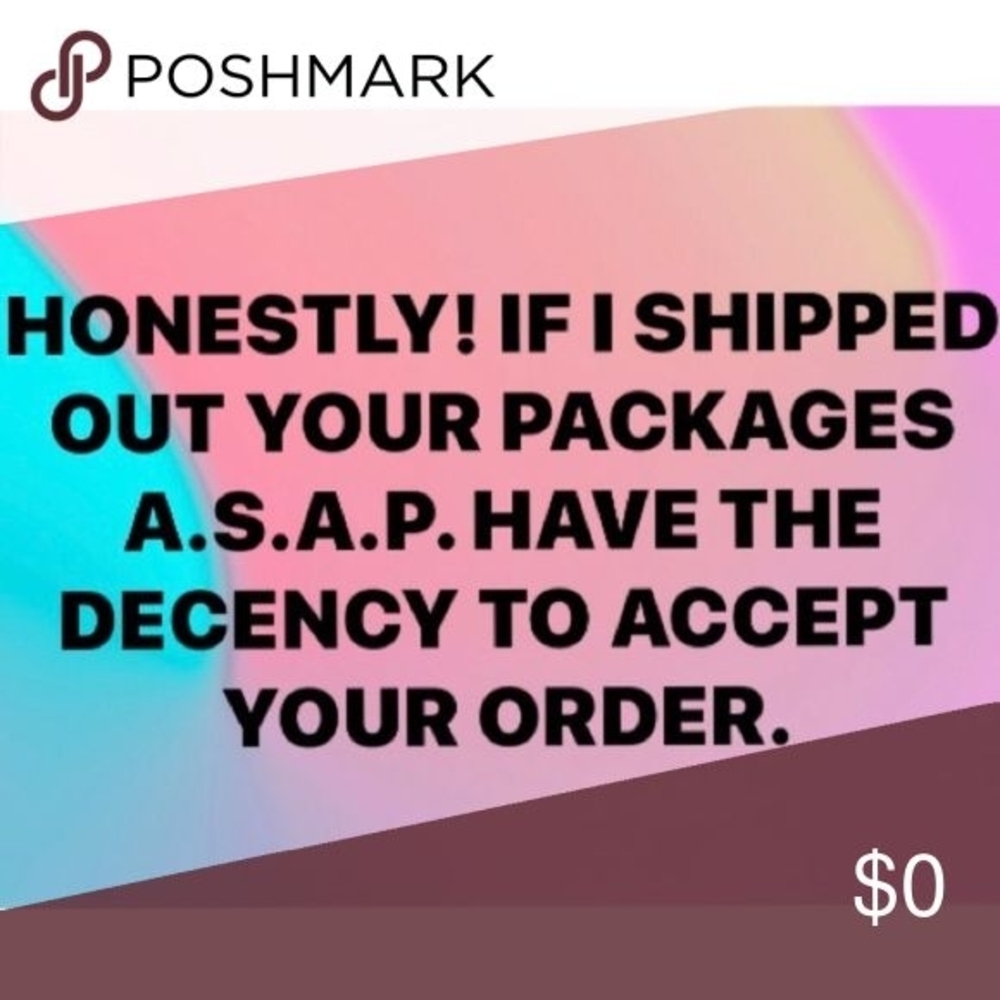 I ALWAYS ACCEPT AS SOON AS I CHECK OUT THE ITEM & WE'RE NOT REVIEWING ITEM'S FIT